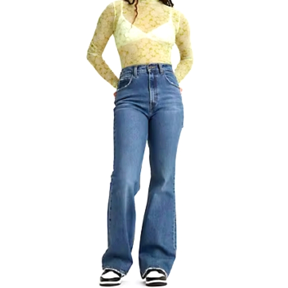 Levi's Denim - LEVI'S 70s High Flare Denim Blue